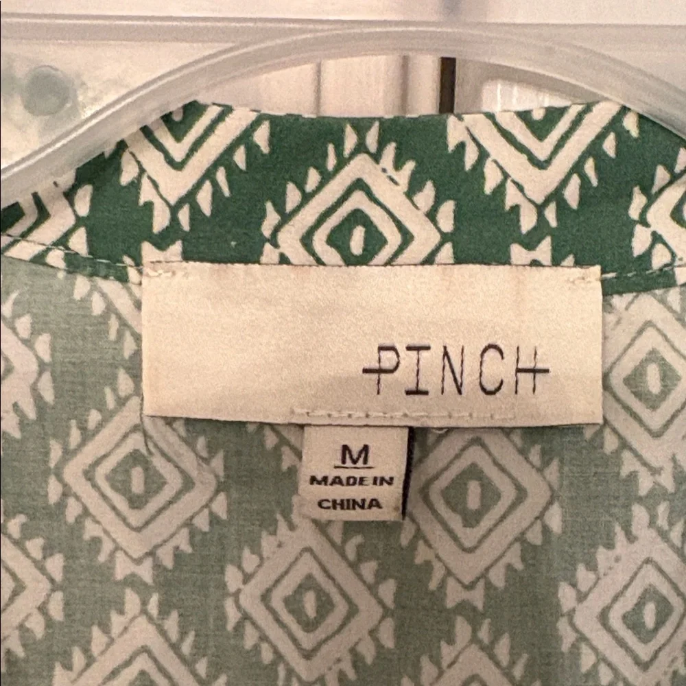 Block Print Ruffle Sleeve Mini Dress - Picture 4 of 6